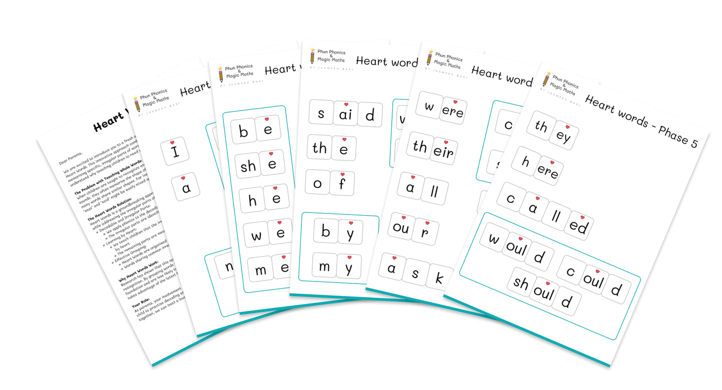 π Heart Word Activities π COMPLETE COLLECTION - Digital Download Only